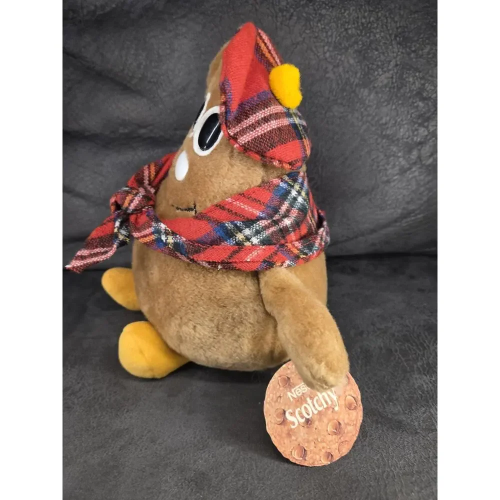 1984 Nestle Morsel Family Plush Set - Milky Country Cousin & Uncle Scotchy Tags